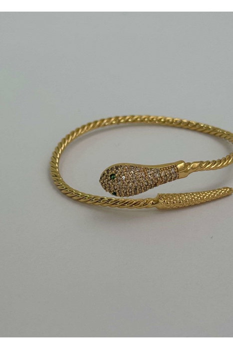 Heliophilia Silver Pulsera de Latón Dorada con Recubrimiento de Laca